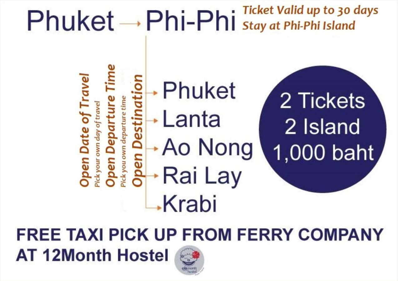 12Month Hostel Phuket Exteriör bild